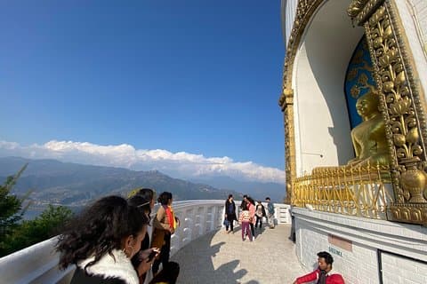 Zonsondergangtour naar World Peace Pagoda