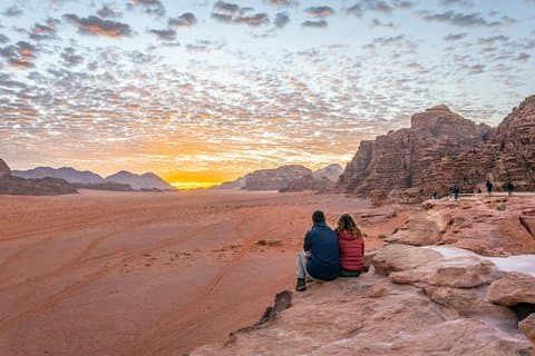 Romantisk tur i Wadi Rum