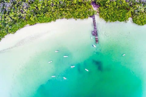 Lagoa de Expedição - Paddleboard em Kaan Luum & Taco Stop Tulum