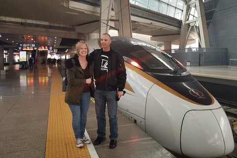 Traslado de salida de la estación de trenes de Beijing: hotel / apartamento a la estación de trenes