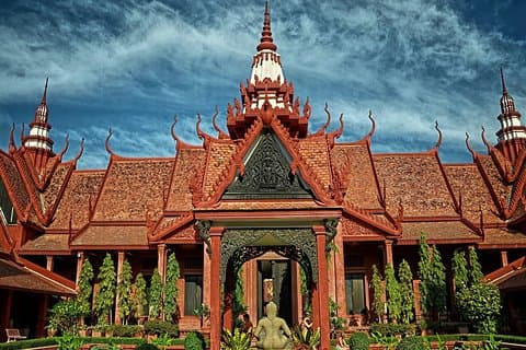 5-dages Phnom Penh Takeo Silk Island Shopping
