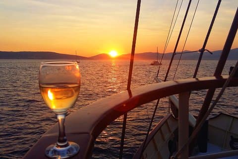 Split-zonsondergangcruise met livemuziek