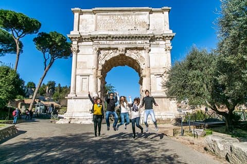 Gåtur til Colosseum og Ancient Rome