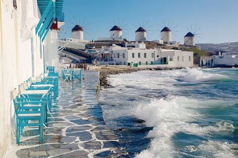 Passeio a pé por Mykonos com degustação de comida tradicional