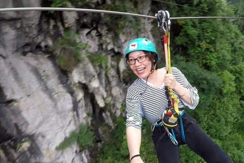Yangshuo Via Ferrata with Round way private transfer from Guilin hotel