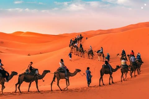 Marrakech til Merzouga 3-dages gruppe ørkentur