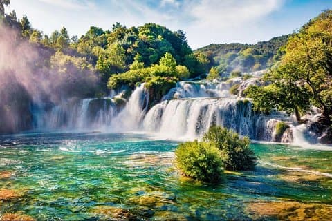 Évadez-vous dans les cascades magiques de Krka lors d'une visite privée privée d'une journée