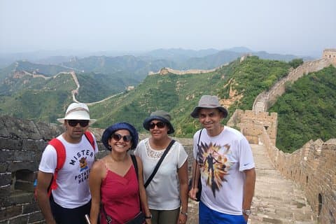 Randonnée de 4 heures en petit groupe sur la Grande Muraille de Jinshanling à Simatai avec déjeuner