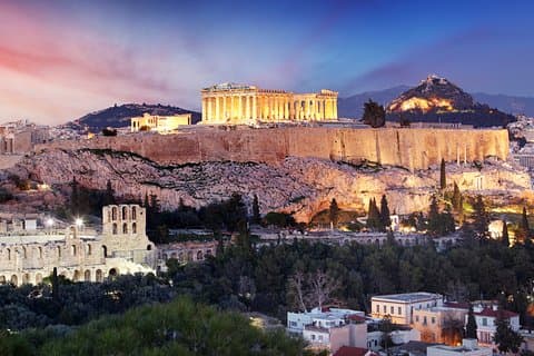 Mercedes Privétour naar het klassieke Athene en de tempel van Poseidon