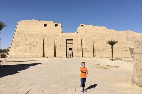 speciell turné i västra stranden av luxor