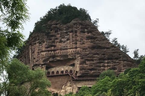 Excursão privada de um dia às Grottoes Maijishan de Lanzhou de trem rápido
