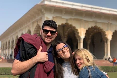 Excursion privée d'une journée au Taj Mahal depuis Delhi en voiture AC