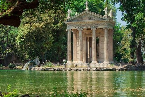 Passeio pela "Villa Borghese" em Roma com E-Scooter de alta qualidade!