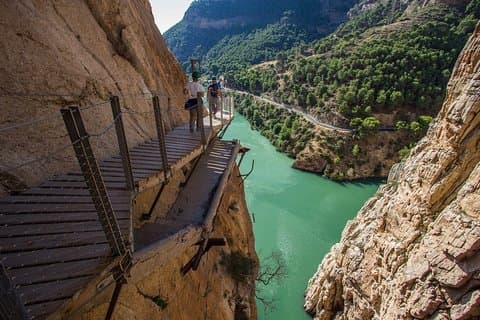Abbiate il coraggio di fare una passeggiata lungo il tour privato del Caminito del Rey da Malaga