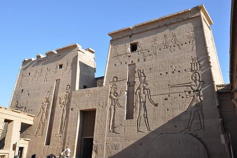 Espectáculo de luz y sonido en el templo de Philae