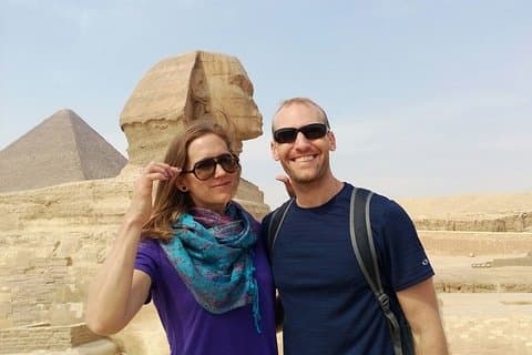 Privat dagstur på Giza-pyramidene Alabaster-moskeen og Hanging Church