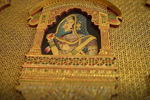 Privat Gold Emboss Painting Workshop i Jodhpur