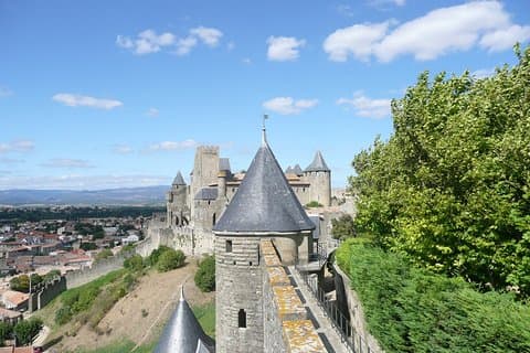 Dagstur : Cité de Carcassonne og vinsmaking. privat tur fra Carcassonne.