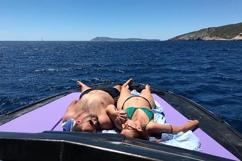 Blå hule tur med fartbåt fra byen Hvar