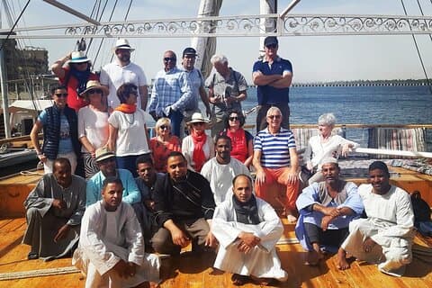 Crucero de 4 días por el Nilo en Dahabiya desde Asuán a Luxor