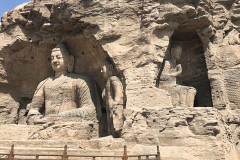 Tour privato di un giorno alle grotte di Yungang da Taiyuan in treno veloce