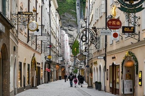 Salzburgs gamla stadshöjdpunkter Privat vandringstur