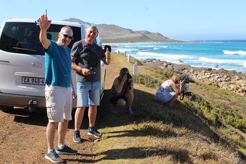 Privat besøg på Hermanus Whale Watching pingviner og vingård + alle gebyrer inkluderet