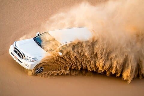 4x4 Desert Safari With Dinner and Private Pick up