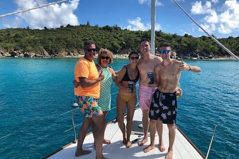 Full Day Private Charter, Snorkel St. John (12 guests, 55’ yacht)