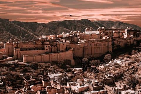 Kultige Festungen von Jaipur mit einem Besuch im Handwerkszentrum