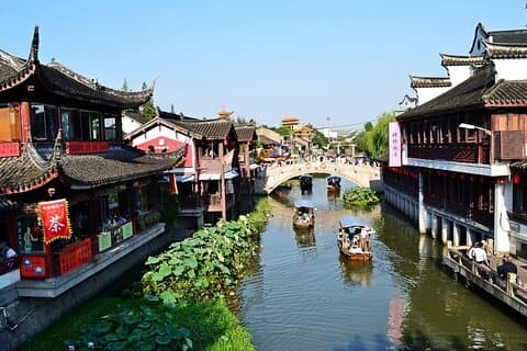 Visite privée d'une journée de la ville aquatique de Qibao avec les points forts de la ville de Shanghai