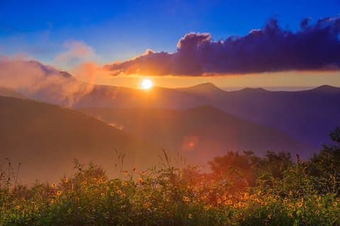 Randonnée d'une demi-journée avec vue à longue distance depuis Asheville