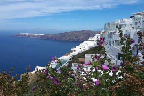 Santorini Höjdpunkter & vinprovning privat rundtur