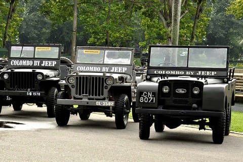 Colombo City Tour by Vietnam War Jeep from Colombo Seaport