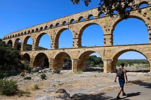 Pont du Gard till Villeneuve Les Avignon och Châteauneuf du Pape privat rundtur
