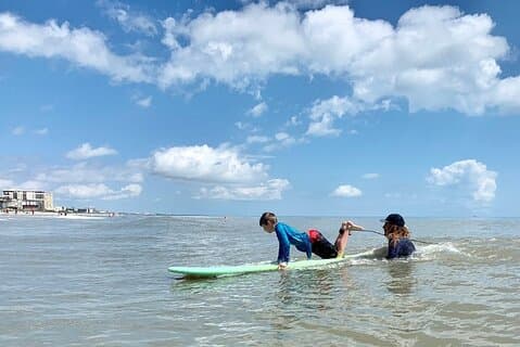 Two- Hour Group Surfing Lesson in Cocoa Wrightsville Beach, NC