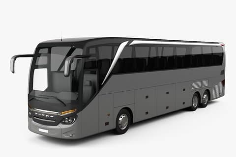 Chauffeur-aangedreven bus (groot) per uur