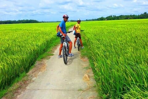 Tour en bicicleta y mordisco en Hoi An