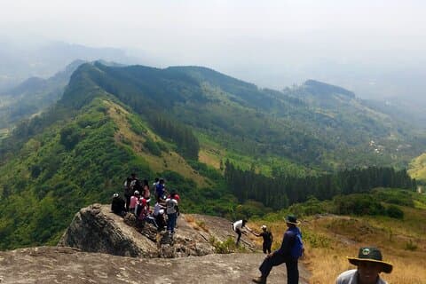 Hanthana fjellkjede fottur fra Kandy