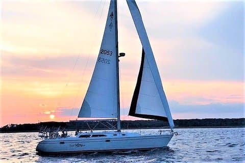 Privat Hilton Head Sunset-sejltur med delfinsafari