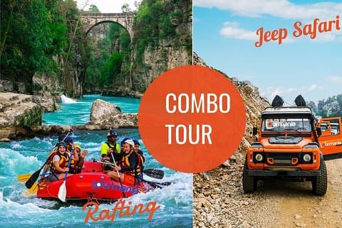 Antalya: Rafting e Jeep Safari Avventura al Köprülü Canyon