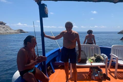 Excursion en bateau à Ponza et Palmarola avec un pêcheur avec déjeuner
