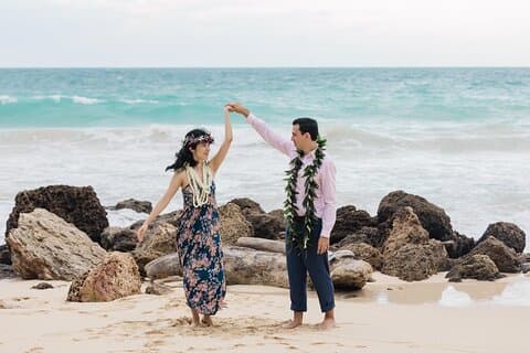 Fotografia de praia do Havaí