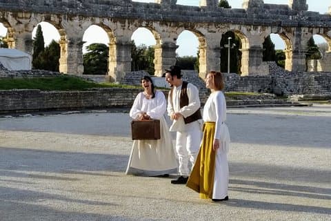 Pula's amphitheatre and gladiators life during ancient Rome