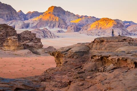 Private Tour of Wadi Rum Moon Valley from Wadi Araba Border Crossing