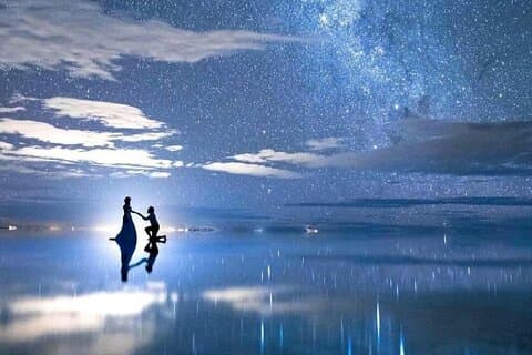 Tour notturno privato delle saline di Uyuni da Uyuni