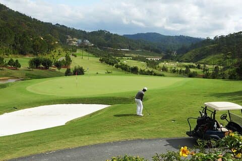 Golfe de luxo e férias na praia de 10 dias