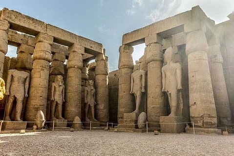 west bank of luxor & east bank