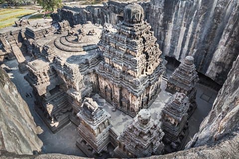 Dagtocht naar Ellora Caves & Daulatabad Fort (rondleiding met de auto vanuit Aurangabad)