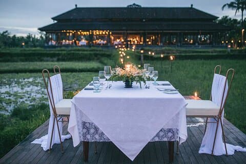 Nha Trang Romantic dinner in a rice paddy field night tour